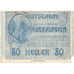 Austria, Mauerkirchen, 80 Heller, Blason, 1920, 1920-06-04, BC, Mehl:FS 598IIb