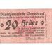 Austria, Innsbruck, 20 Heller, Texte, 1919, 1919-05-31, BC, Mehl:FS 409a