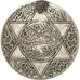 MOROCCO, 2-1/2 Dirhams, 1881, Paris, KM #6, VF(20-25), Silver, Lecompte #132,...