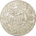 MOROCCO, Rial, 10 Dirhams, 1917, bi-Bariz, KM #33, AU(50-53), Silver, Lecompte..