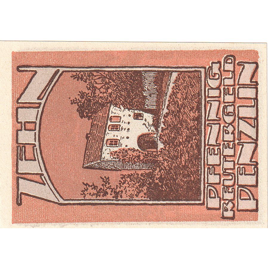 Österreich, Penzlin, 10 Pfennig, UNZ- Mehl:FS 1055.1