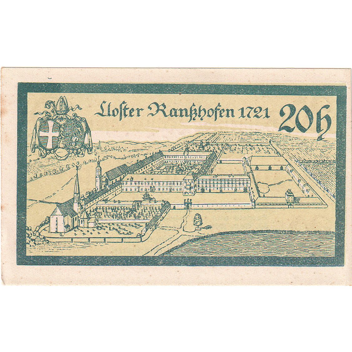 Austria, Ranshofen, 20 Heller, château, 1920, 1920-11-30, SC, Mehl:FS 819Aa