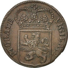 Paesi Bassi, OVERYSSEL, Duit, 1766, BB+, Rame, KM:102