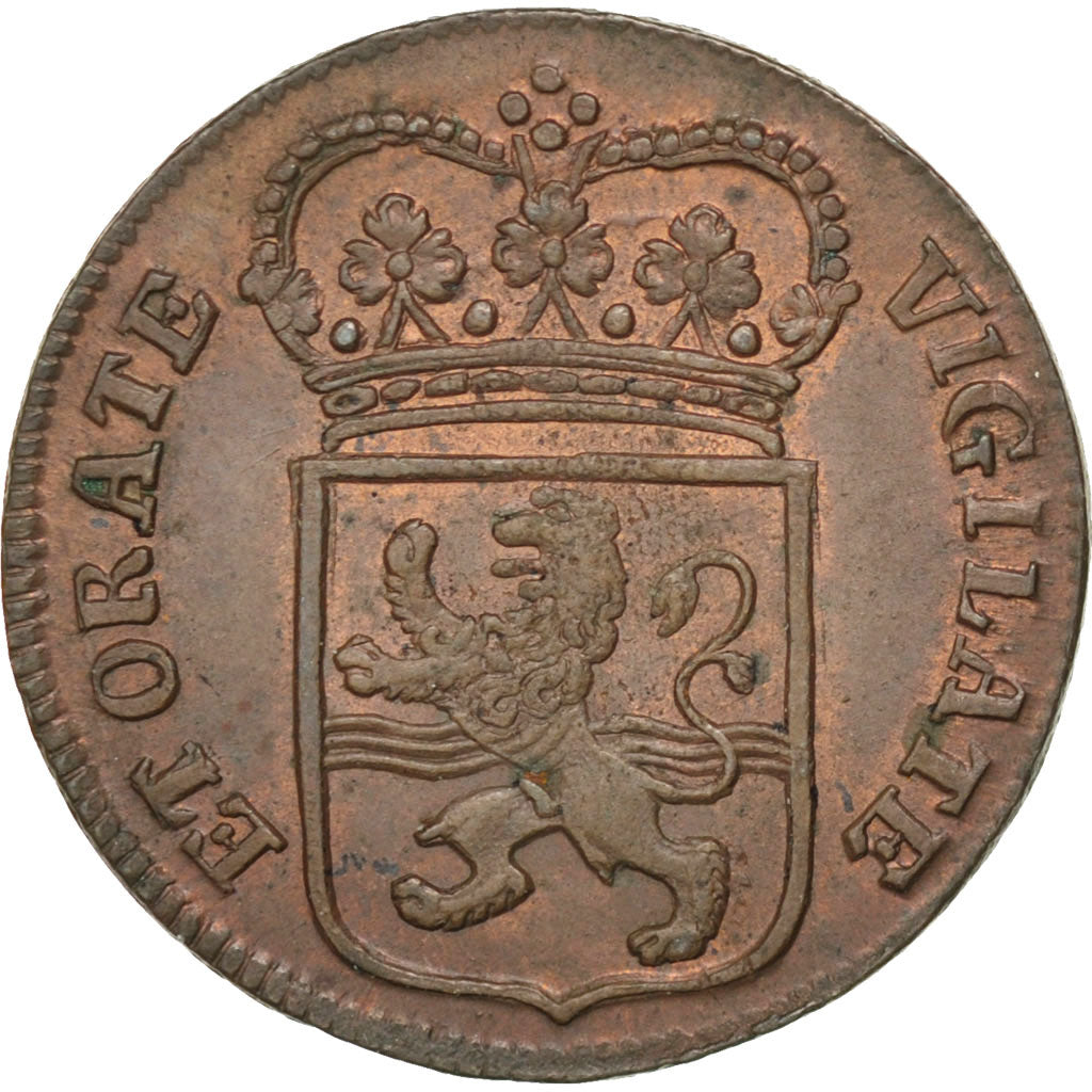 Paesi Bassi, OVERYSSEL, Duit, 1766, SPL-, Rame, KM:102