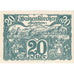 Austria, Waizenkirchen, 20 Heller, village, 1920, 1920-12-31, SC, Mehl:FS 1128a