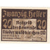 Autriche, Niederwaldkirchen, 20 Heller, château, 1920, SPL, Mehl:FS 673a