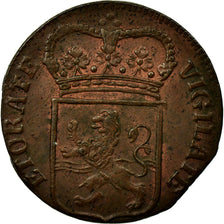 Coin, Netherlands, OVERYSSEL, Duit, 1766, AU(50-53), Copper, KM:102