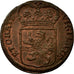 Coin, Netherlands, OVERYSSEL, Duit, 1766, AU(55-58), Copper, KM:102