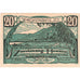 Autriche, Stein an der Donau, 20 Heller, paysage 1920-09-30, SPL Mehl:FS 1015I.3