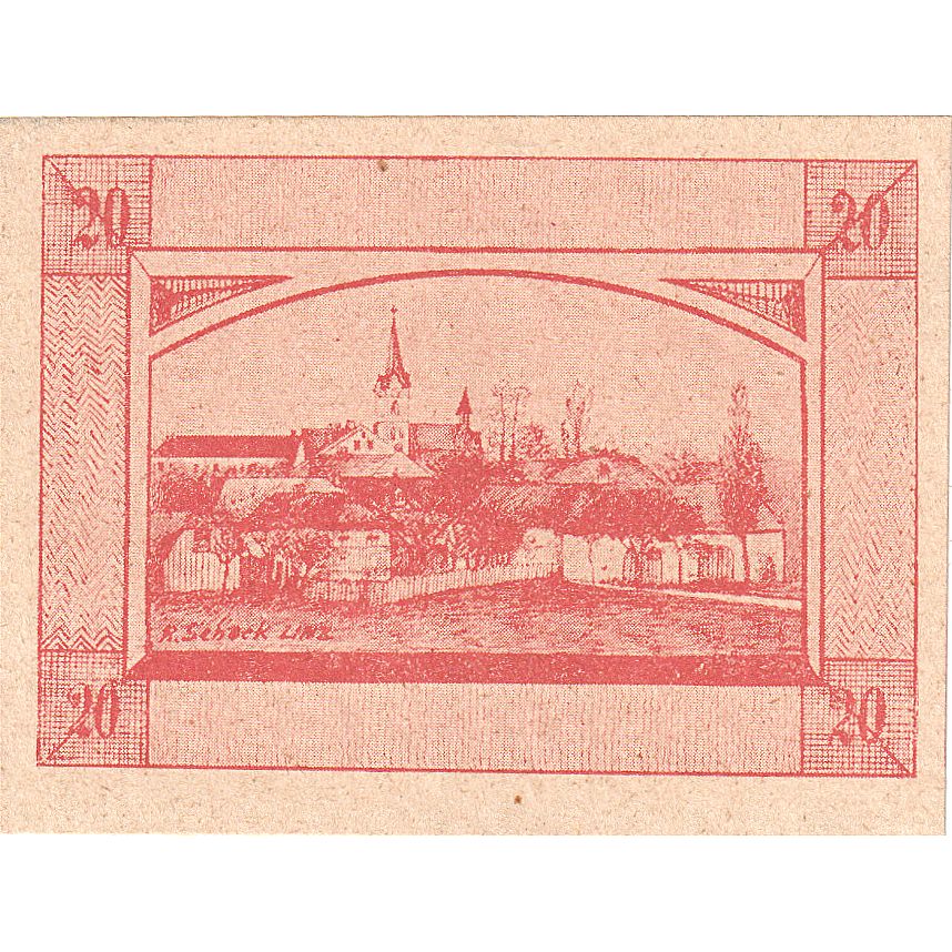 Austria, Herzogsdorf, 20 Heller, village, 1920, 1920-12-31, SC, Mehl:FS 373I