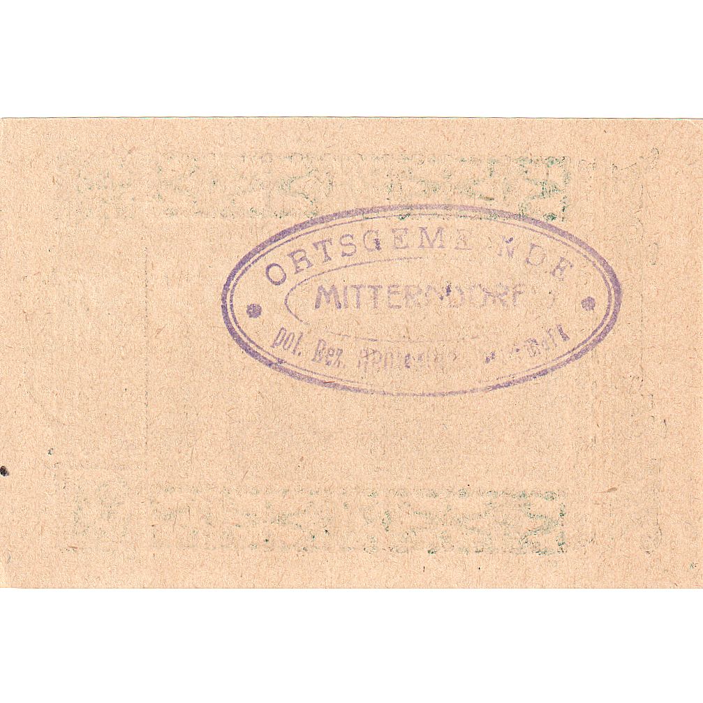 Autriche, Mitterndorf, 30 Heller, village 1920-12-31, SPL, Mehl:FS 621IIa1