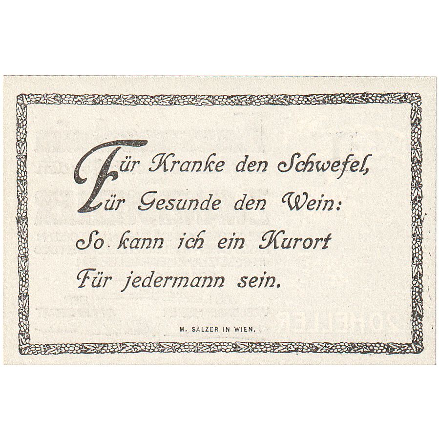 Autriche, Baden, 20 Heller, château, 1920, 1920-12-31, SPL, Mehl:FS 74a