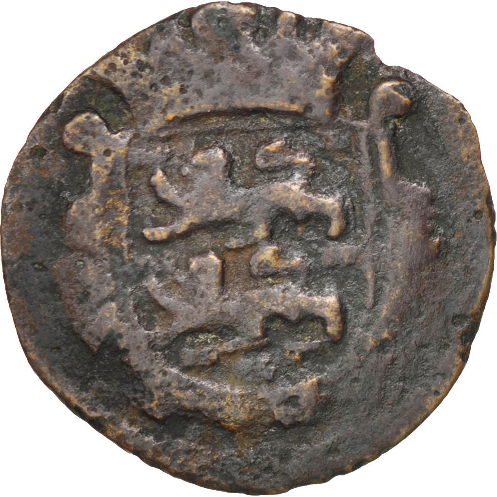 NETHERLANDS, Duit, 1688, KM #61, VF(20-25), Copper, 21, 1.31