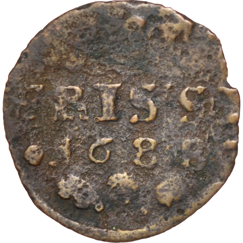 NETHERLANDS, Duit, 1688, KM #61, VF(20-25), Copper, 21, 1.31