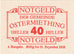 Autriche, Ostermiething, 40 Heller, Texte 1920-12-31, SPL, Mehl:FS 713IIIg
