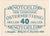 Autriche, Ostermiething, 40 Heller, Texte, 1920, 1920-12-31, SPL, Mehl:FS 713IVa