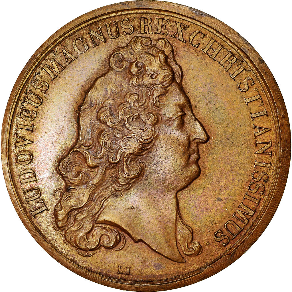 Francia, medaglia, Louis XIV, Combat de Saint-Denis, History, 1678, Mauger