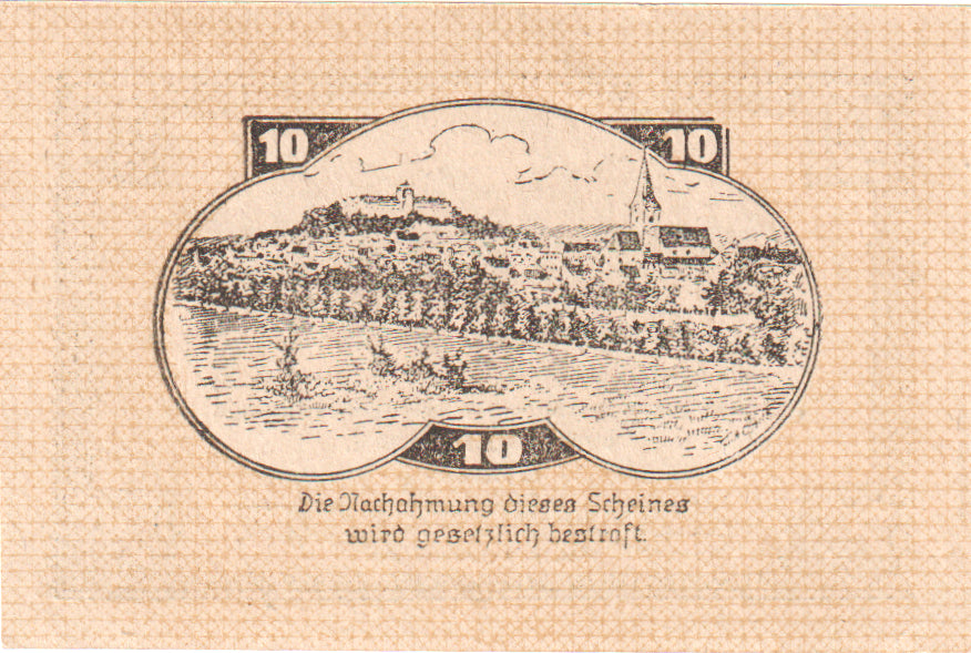 Austria, Weitra, 10 Heller, château, 1920, 1920-12-31, UNC(63), Mehl:FS 1166b