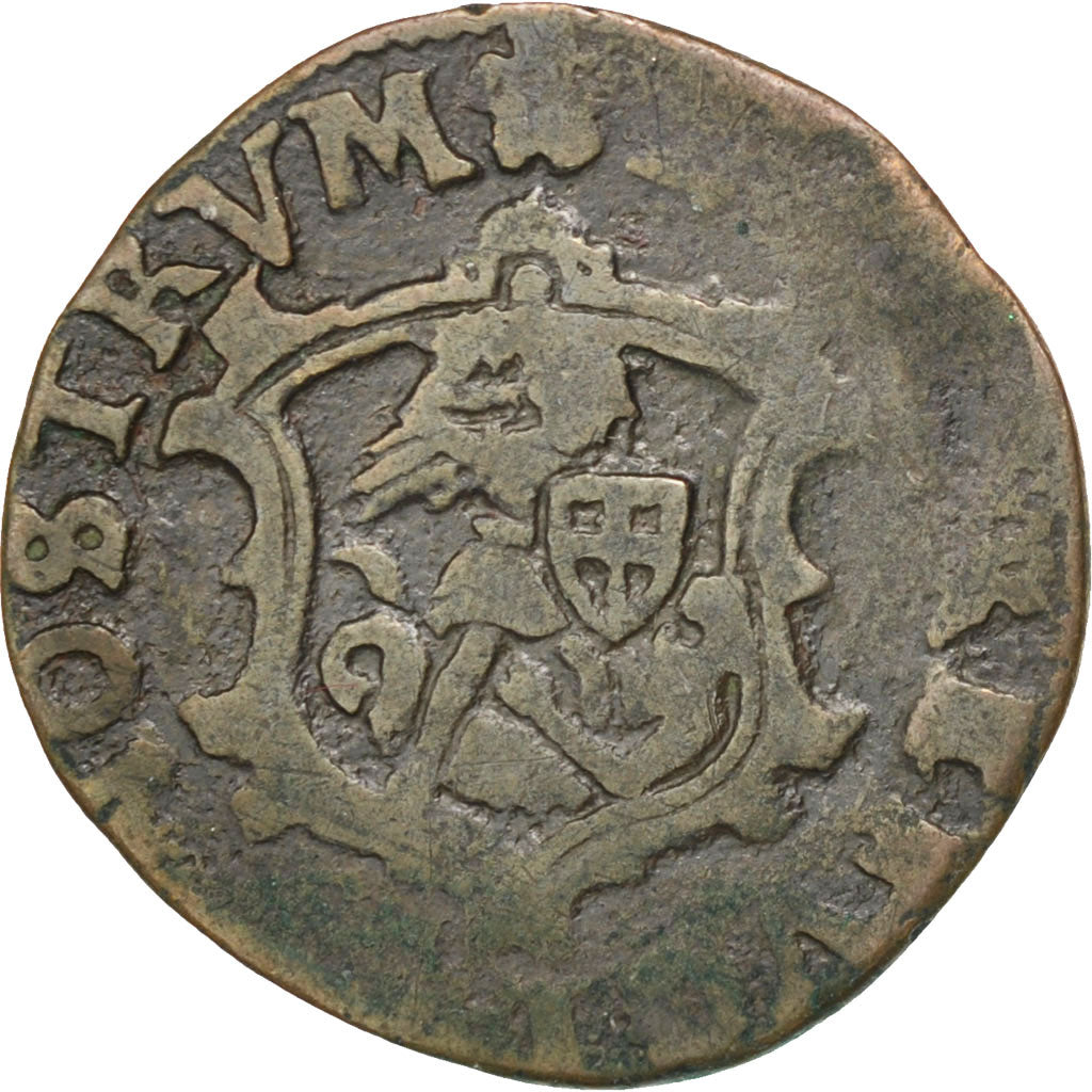 Paesi Bassi, ZWOLLE, Duit, 1618, MB, Rame, KM:21
