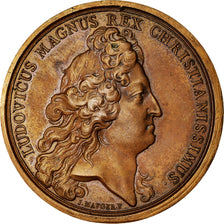 France, Medal, Louis XIV, Prise de Vercelli, History, 1704, Mauger, Restrike