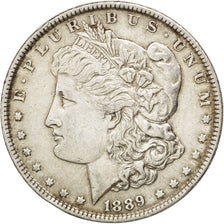 UNITED STATES, Morgan Dollar, Dollar, 1889, U.S. Mint, KM #110, EF(40-45),...