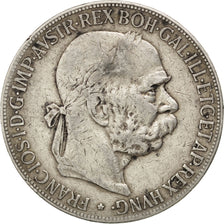 AUSTRIA, 5 Corona, 1900, KM #2807, VF(30-35), Silver, 23.87