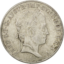 Austria, 20 Kreuzer, 1848, Vienne, KM #2208, AU(50-53), Silver, 6.66
