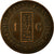 Moneda, Indochina francesa, Cent, 1887, Paris, MBC, Bronce, KM:1, Lecompte:39