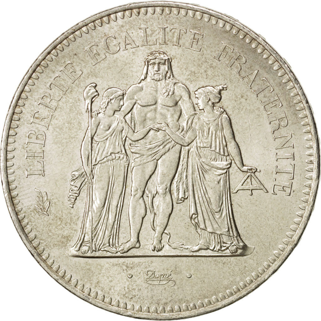 Vème République, 50 Francs Hercule 1976, KM 941.1