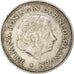 NETHERLANDS, 10 Gulden, 1970, KM #195, AU(50-53), Silver, 38, 24.96