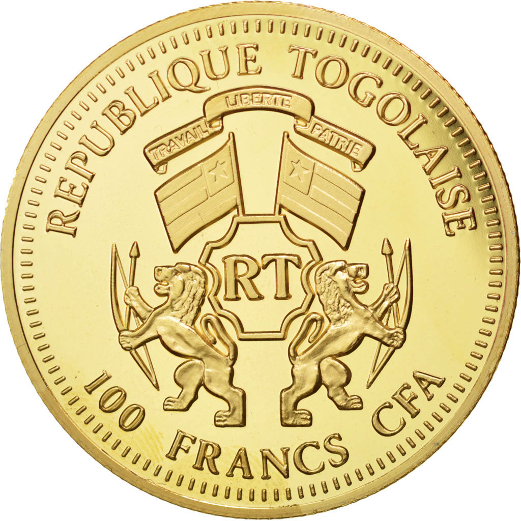 Togo, 100 Francs, 2011, MS(63), 30.12