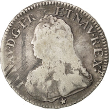 FRANCE, Écu aux branches d'olivier, ECU, 1728, Montpellier, KM #486.14, ...