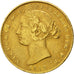 Moneda, Australia, Victoria, Sovereign, 1864, Sydney, MBC, Oro, KM:4