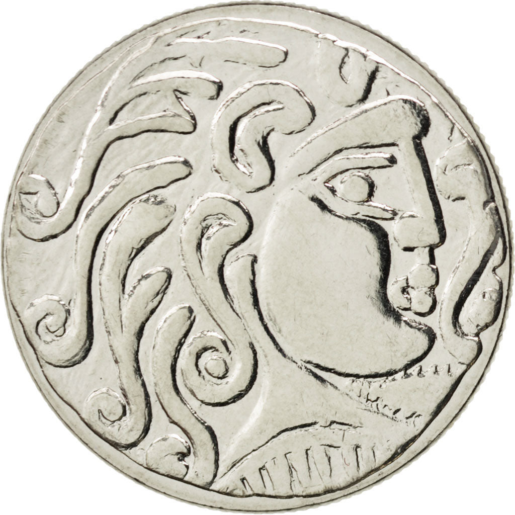 FRANCE, Statère des Parisii, 5 Francs, 2000, Paris, KM #1222, MS(63), C...