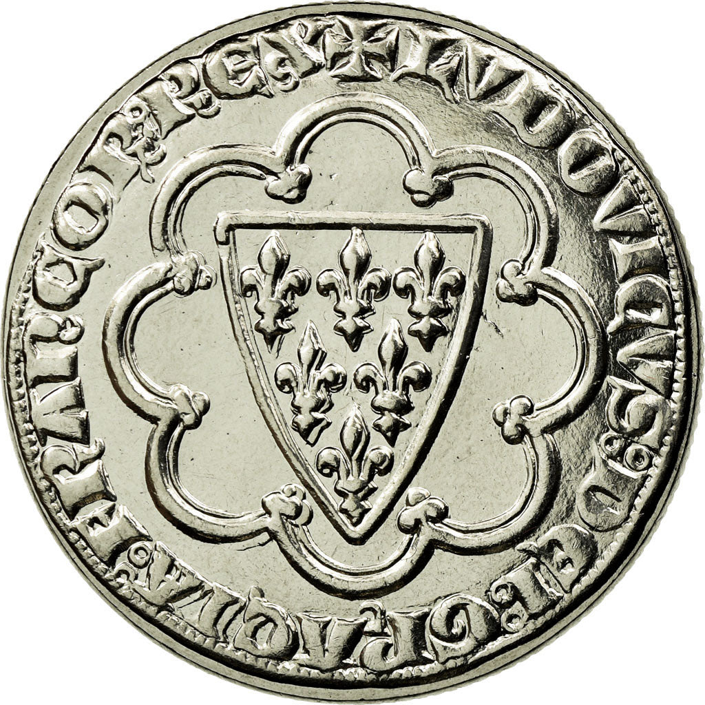 Monnaie, France, Écu de Saint Louis, 5 Francs, 2000, SPL, Copper-Nickel Plated