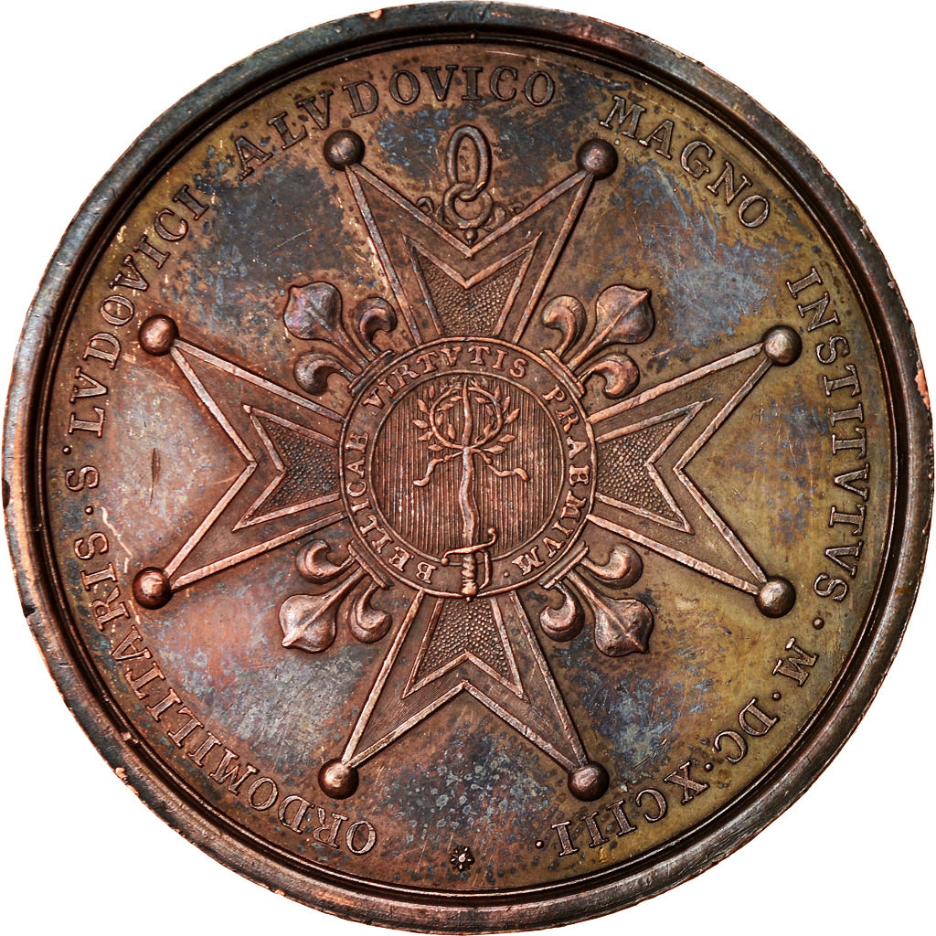 France, Médaille, Louis XIV, Institution de l'Ordre Militaire de Saint-Louis