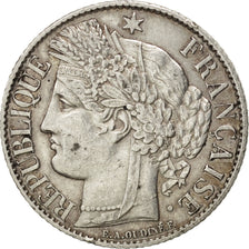 FRANCE, Cérès, Franc, 1895, Paris, KM #822.1, AU(50-53), Silver, 23, Gadoury #..