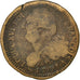 FRANCE, 2 sols françois, 2 Sols, 1791, Paris, KM #603.1, F(12-15), Bronze, G...
