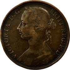 Coin, Great Britain, Victoria, Penny, 1889, VF(30-35), Bronze, KM:755