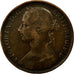Moneda, Gran Bretaña, Victoria, Penny, 1889, BC+, Bronce, KM:755