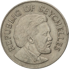 SEYCHELLES, Rupee, 1976, British Royal Mint, KM #26, EF(40-45), Copper-Nickel,..