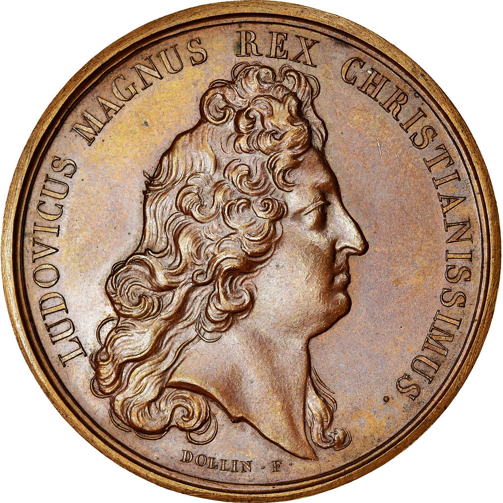 France, Medal, Louis XIV, Combat de Steenkerque, History, 1692, Mauger