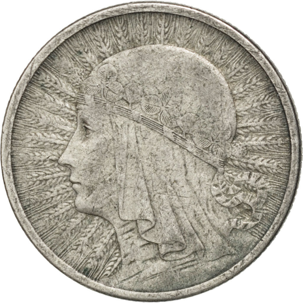 POLAND, 2 Zlote, 1933, Warsaw, KM #20, EF(40-45), Silver, 22, 4.37