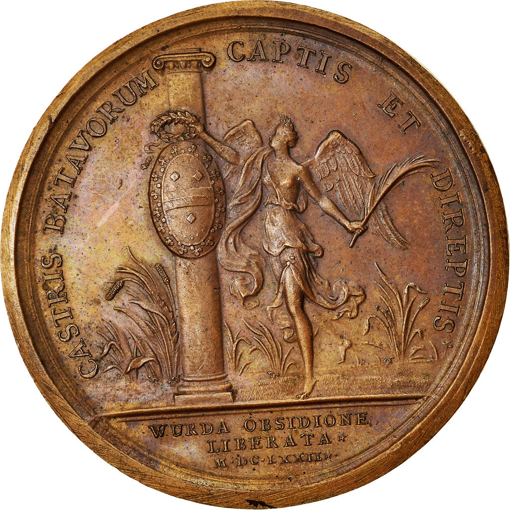 France, Médaille, Louis XIV, Levée du Siège de Woerden, History, 1672