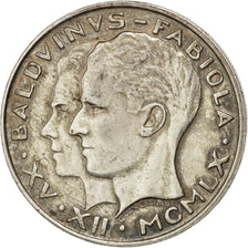 Belgio, 50 Francs, 50 Frank, 1960, BB+, Argento, KM:152.1