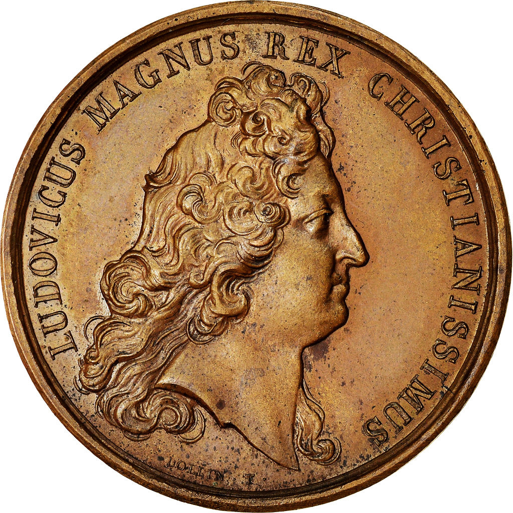 Francia, medaglia, Louis XIV, Défaite de la Flotte anglaise près de Gibraltar