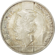 NETHERLANDS, 10 Gulden, 1994, KM #216, MS(60-62), Silver, 33, 15.12