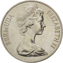 BERMUDA, Dollar, 1981, KM #28, AU(55-58), Copper-Nickel, 38.5, 28.76