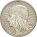 POLAND, 5 Zlotych, 1933, Warsaw, KM #21, EF(40-45), Silver, 28, 10.94