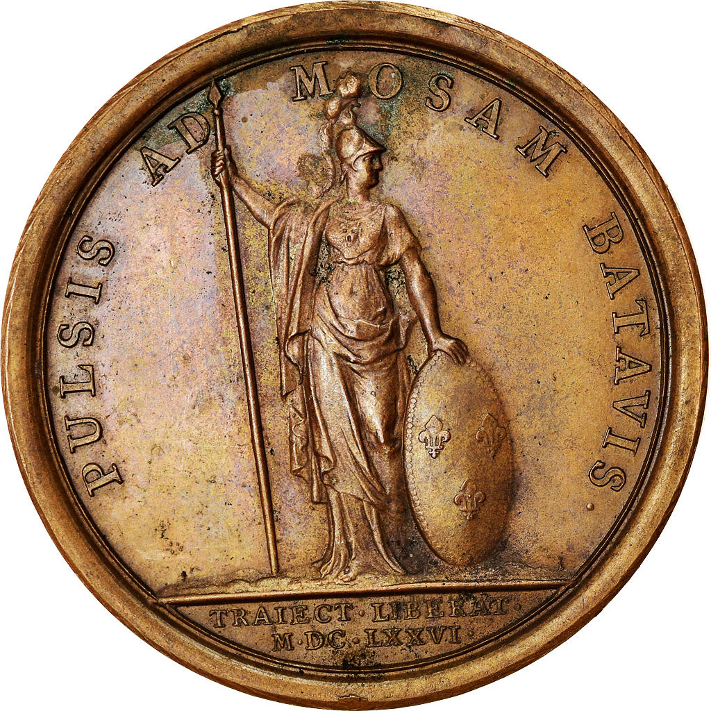 France, Medal, Louis XIV, Levée du Siège de Maastricht, History, 1676, Mauger